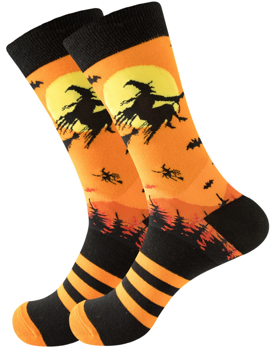 S-G4.3 SOCKS2564-009 Pair of Socks Size 38- 45 Halloween