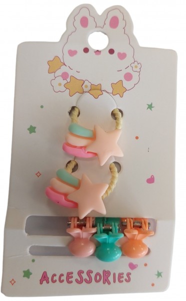 I-C24.1 H717-005 No.1 Hair Set 5pcs for Kids Stars I-C24.1 H717-005 No.1 Hair Set 5pcs for Kids Stars