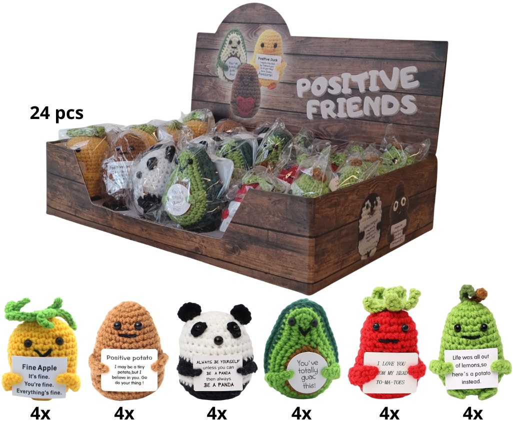 Q-N6.1 Positive Friends in Display - 24pcs