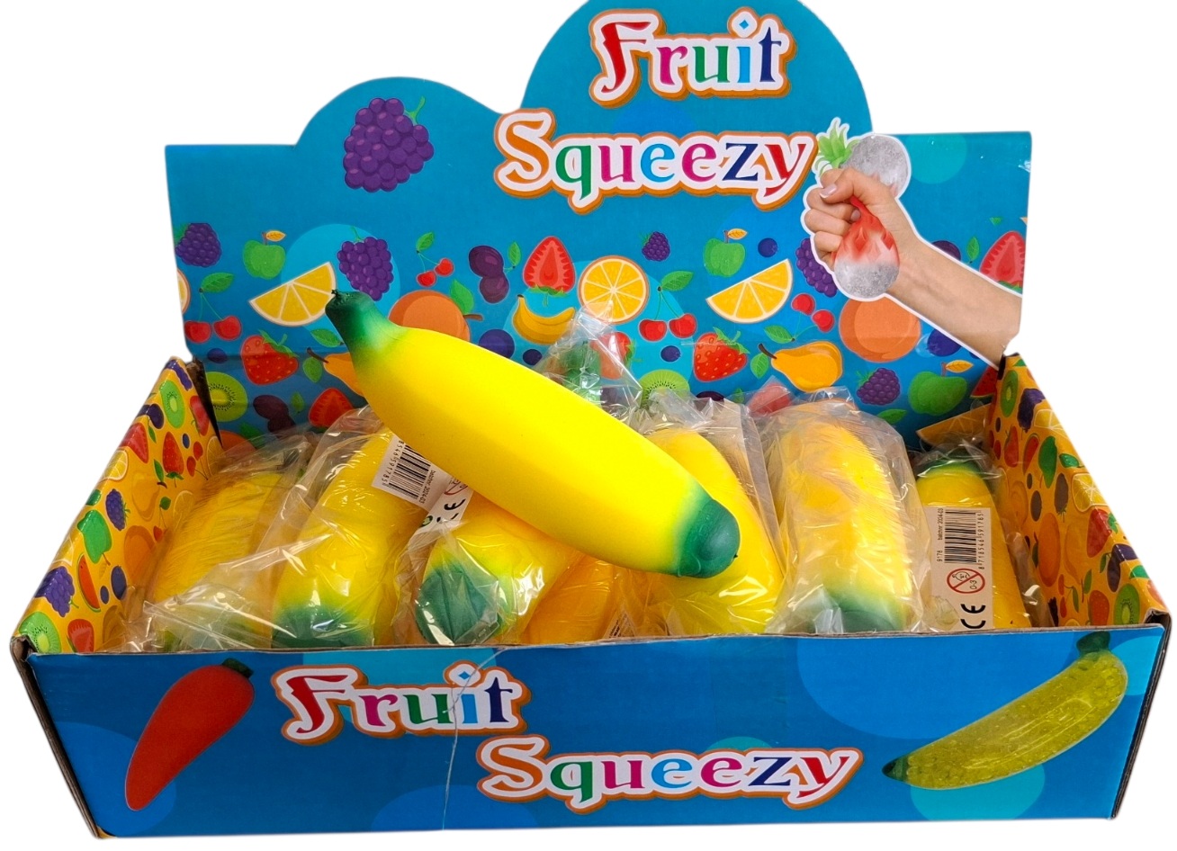 Q-F7.2 Squishy Banana 13cm - 12pcs