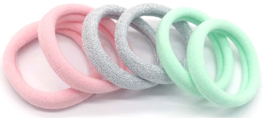 X-P5.1 H712-001 Hair Elastics No.1 Set 6pcs Multi