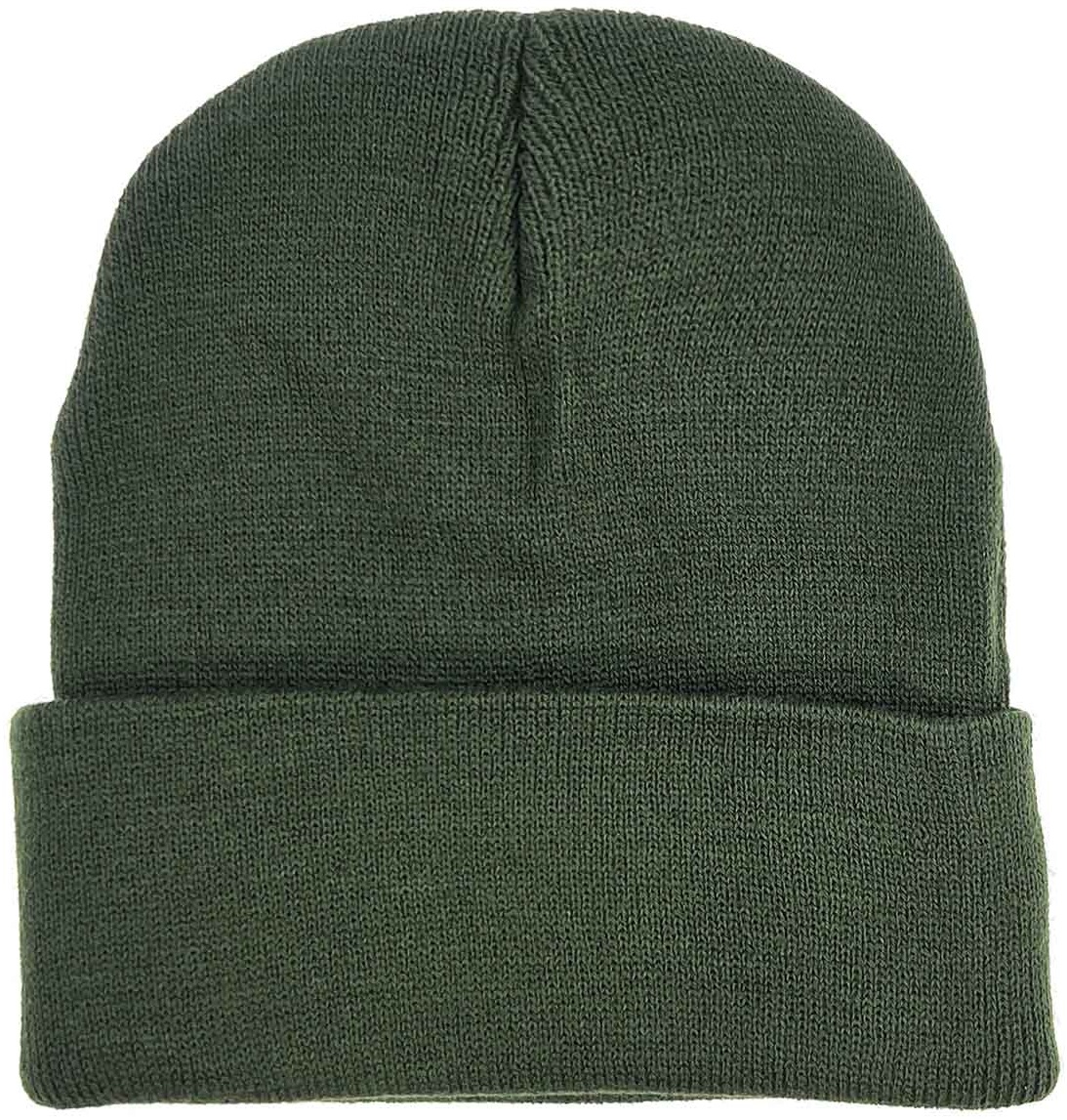 T-E2.2 HAT702-001 No. 12 Winter Beanie Green