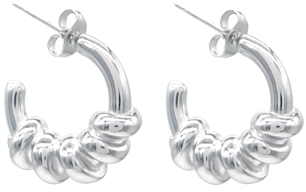 H-D7.4 E126-106S S. Steel Earrings 2cm