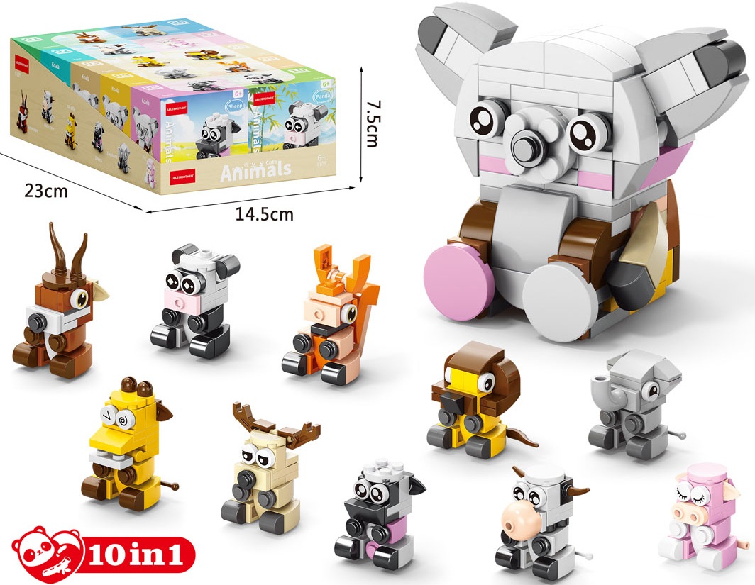 Y-E2.1 TOY9105 Building Blocks Sets 10 in 1 in display - 10pcs