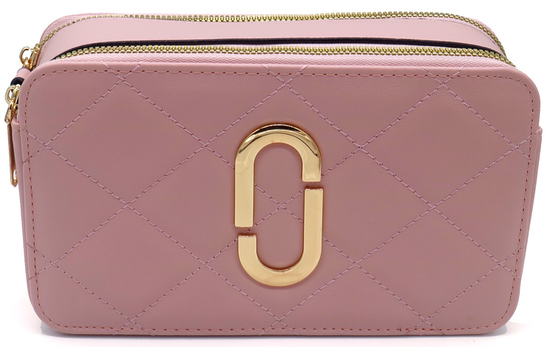 T-O2.1 BAG908-001-3 PU Shoulder Bag 22x12.5x8cm Pink