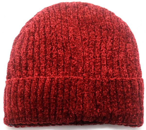 J-F2.1 HAT701-004 Thick Beanie Red