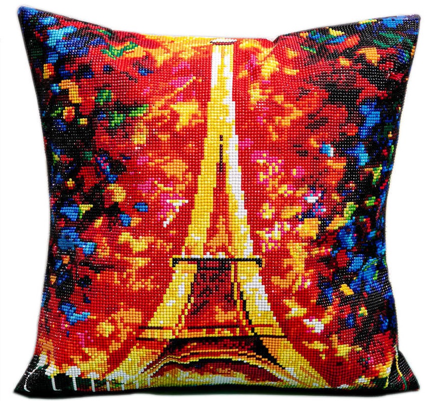 L-C4.1 ASHBZ2059 Diamond Painting Pillow 40x40cm Eiffel Tower L-C4.1 ASHBZ2059 Diamond Painting Pillow 40x40cm Eiffel Tower