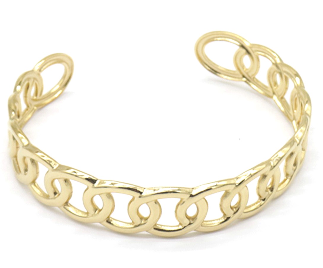 D-C23.2 B029-027G S. Steel 12mm Bangle Gold