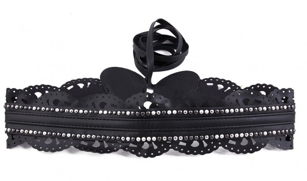 R-P8.2 PU waist Belt with Studs Adjustable Black R-P8.2 PU waist Belt with Studs Adjustable Black