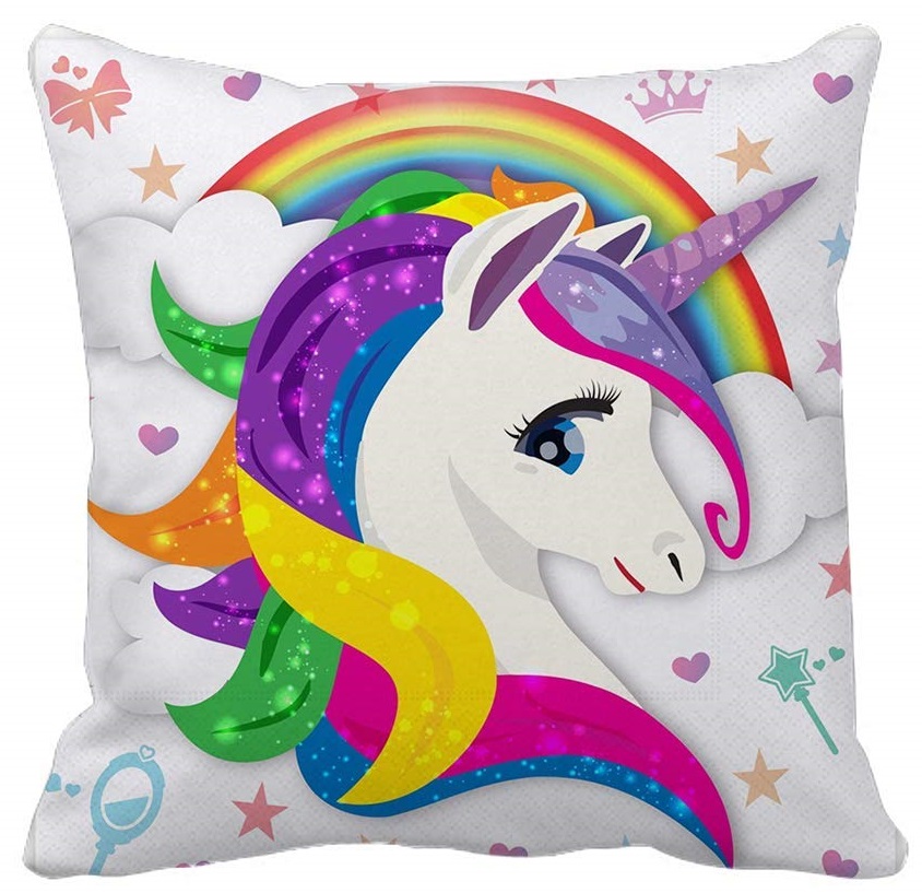 K-D4.2  ASHBZ2006 Diamond Painting Pillow 40x40cm Unicorn K-D4.2  ASHBZ2006 Diamond Painting Pillow 40x40cm Unicorn