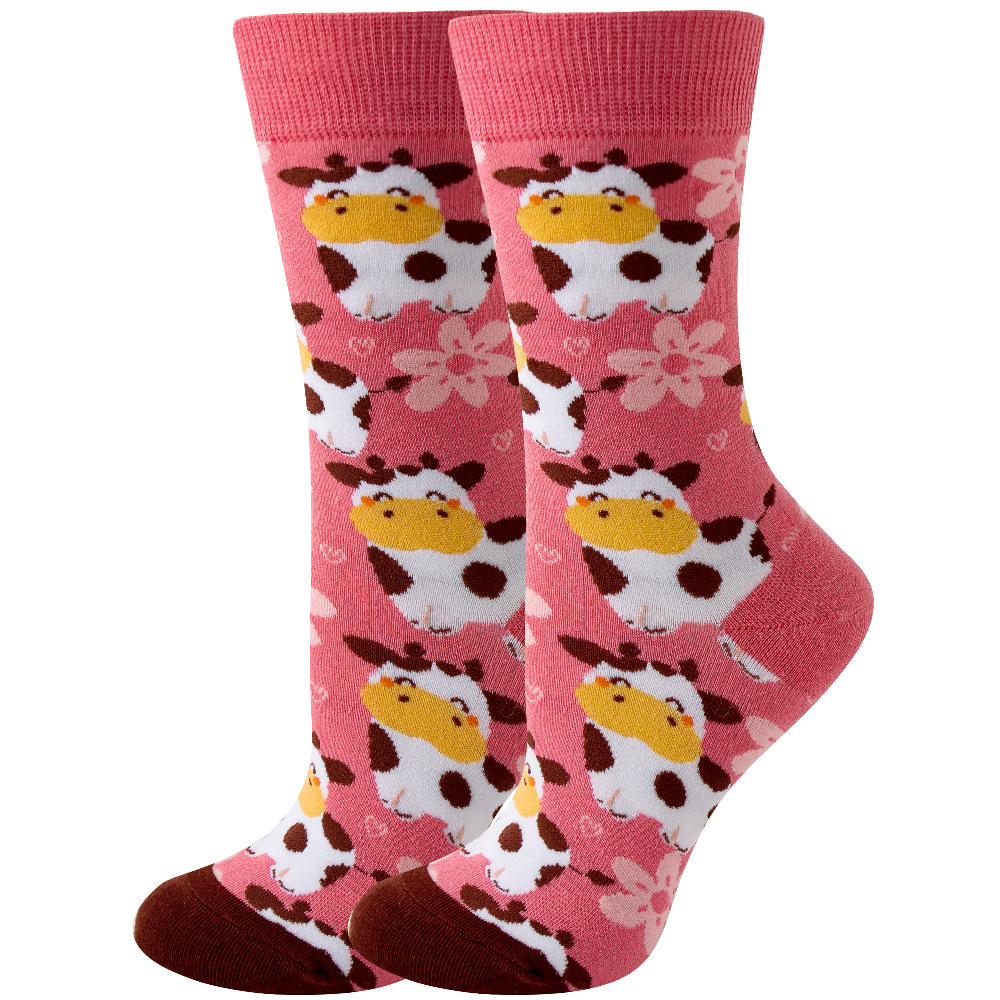 S-J7.1 SOCK2512-089 Pair of Socks Size 36-43 Cows