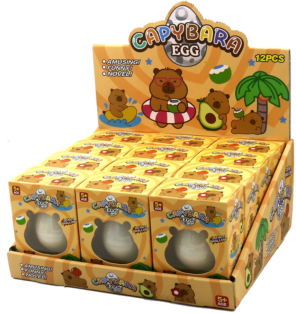 Z-C1.1 TOY2535-175 Capybara Hatching Egg - 12pcs