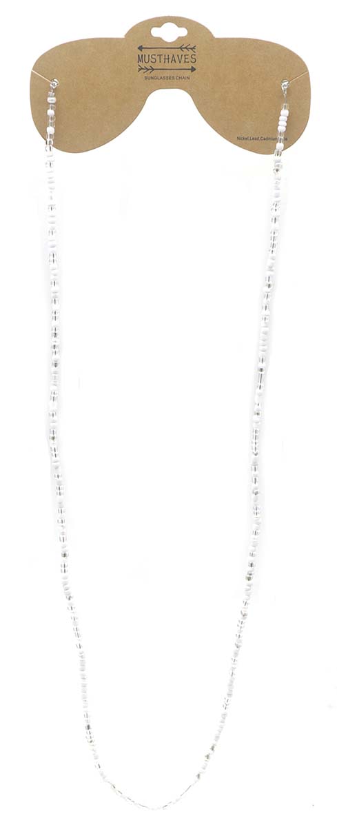 E-C5.2 GL004-001-2 Sunglass Chain White