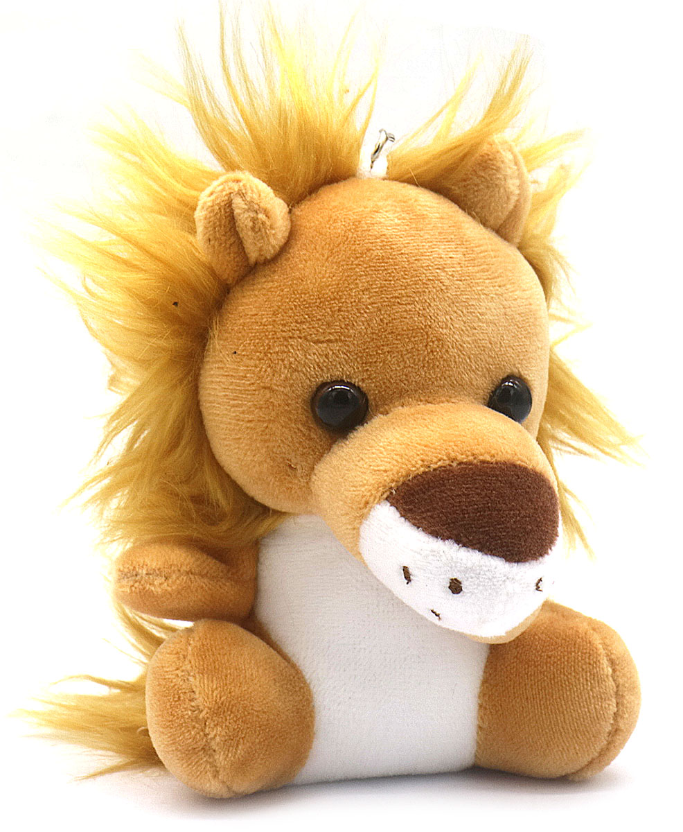 Y-B6.4 KY615-007 Plush Keychain Animals 11cm Mixed Designs - 1pc