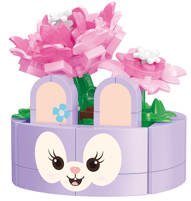Y-C3.5 21179 Building Blocks Potted Flowers - 12pcs in Display