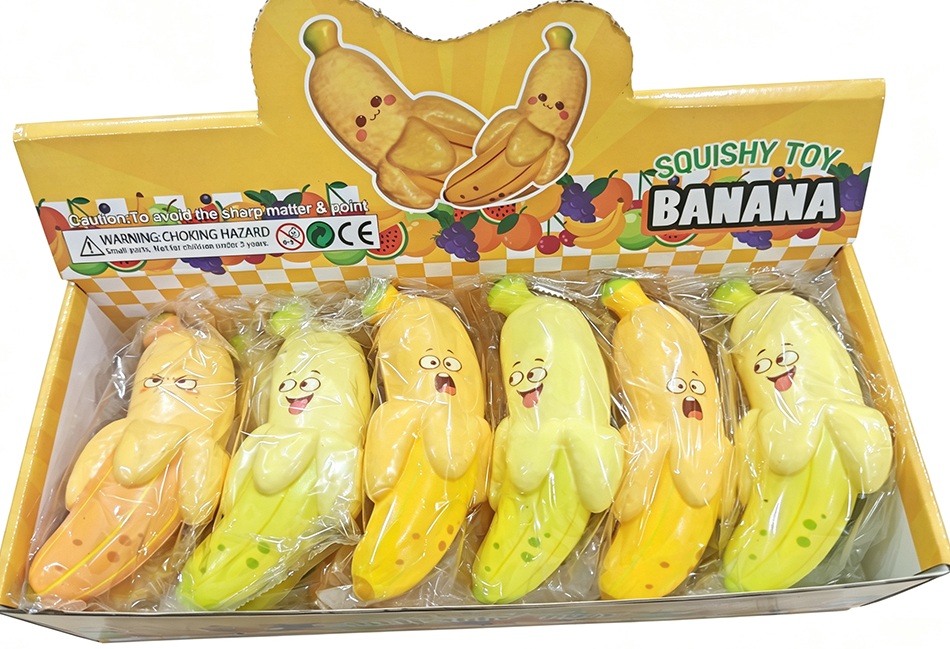 Z-D2.2 TOY2619-116 Slow Rising Squishy Banana 15cm - 12pcs