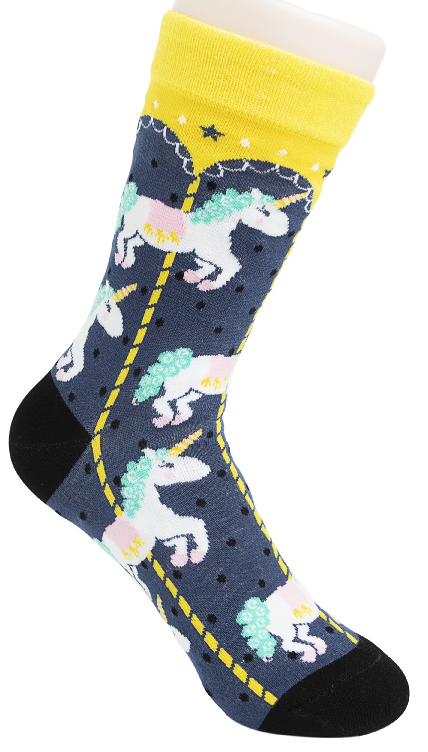 S-J2.3 SOCK2316-117 Pair of Socks - 38-45 - Unicorns