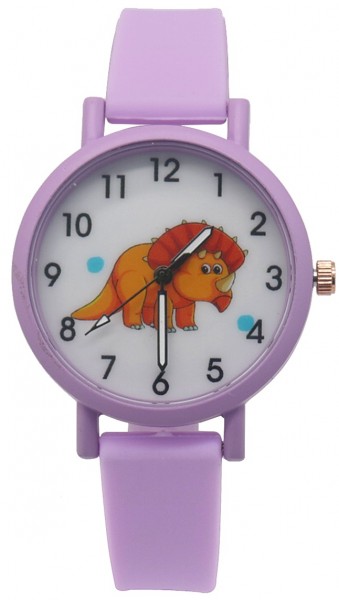 A-C20.1  W002-005 Kids Watch Dino 33mm Purple