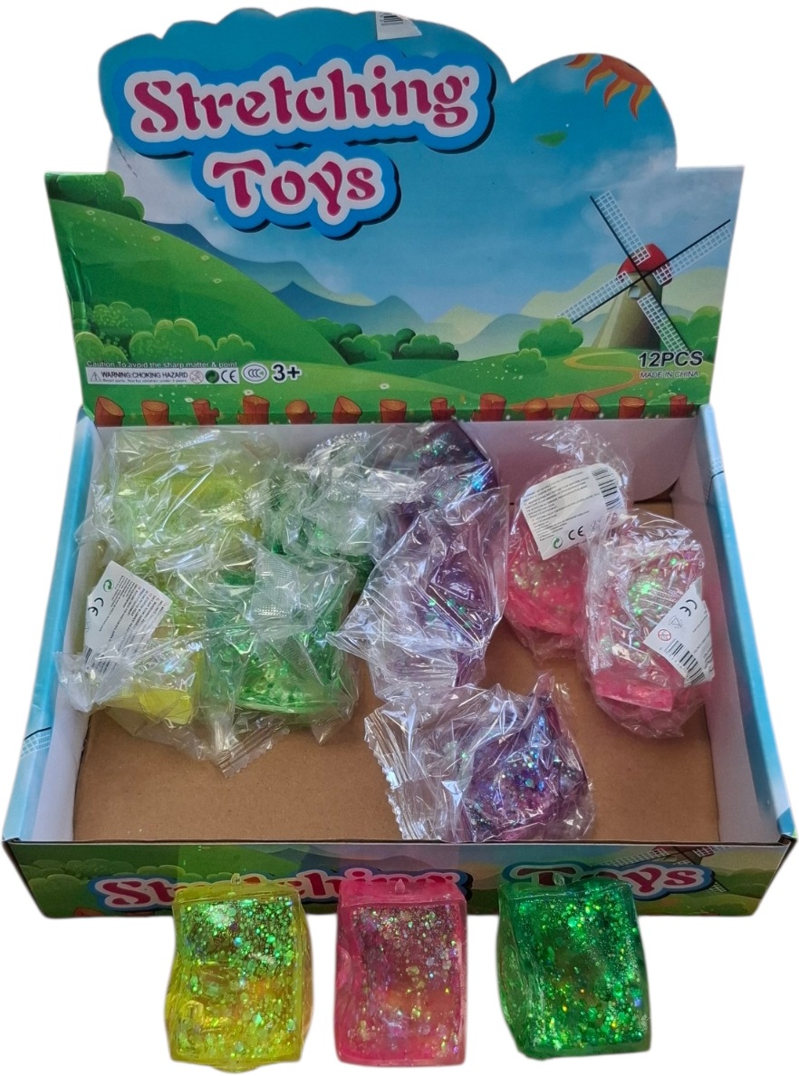 Z-F3.3 Sugar Squishy 5cm Cube - 12pcs