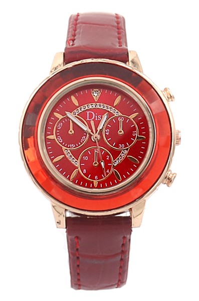 D-D23.1 W523-076 Quartz Watch 36mm Red D-D23.1 W523-076 Quartz Watch 36mm Red