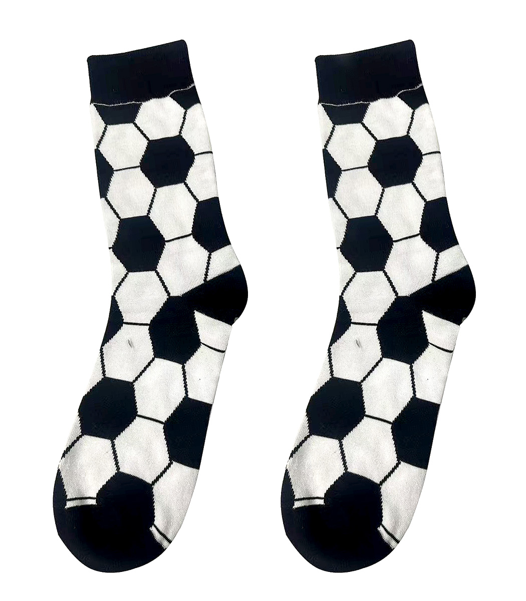 S-I6.4 SOCKS2607-028 Pair of Socks Size 38-45 Football