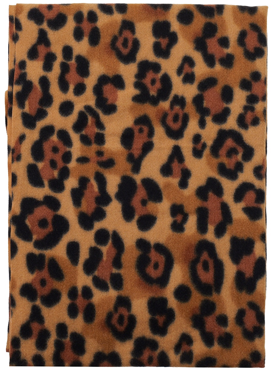 T-K8.1 SCARF405-684-1 Soft Scarf Leopard 180x70cm Brown
