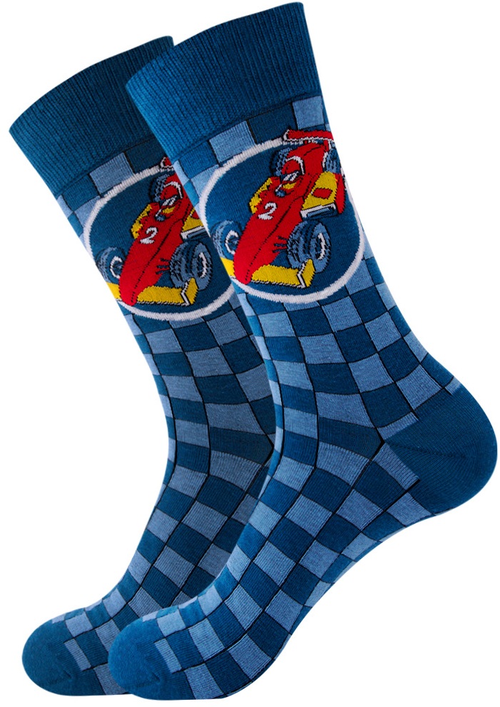 S-K3.2 SOCK2356-022  Pair of Socks Size 38-45 Racecar