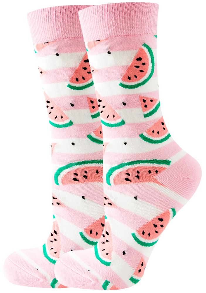 S-D1.4  SOCK2246-069 No. 25 Pair of Socks - 38-45 - Watermelon