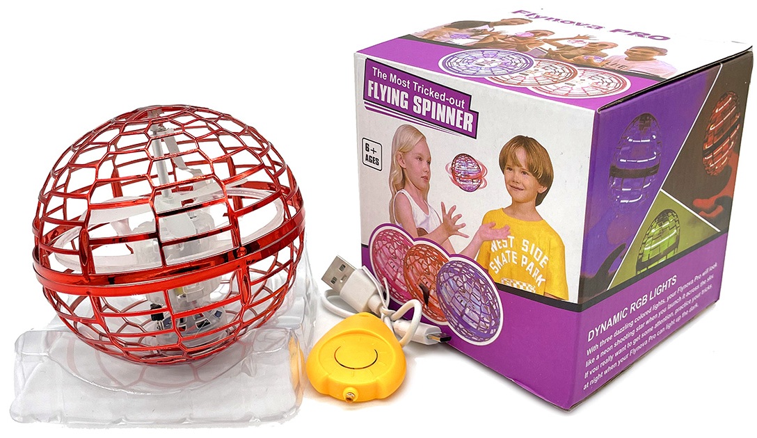 R-I2.1 TOY1155-001 Flying Spinner with LED - Mixed Colors