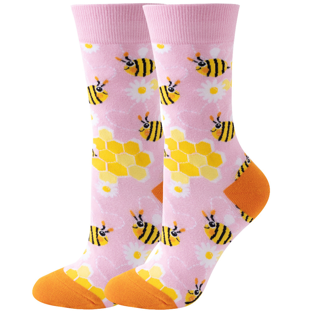 S-I2.1  SOCK2512-091 Pair of Socks Size 36-43 bees