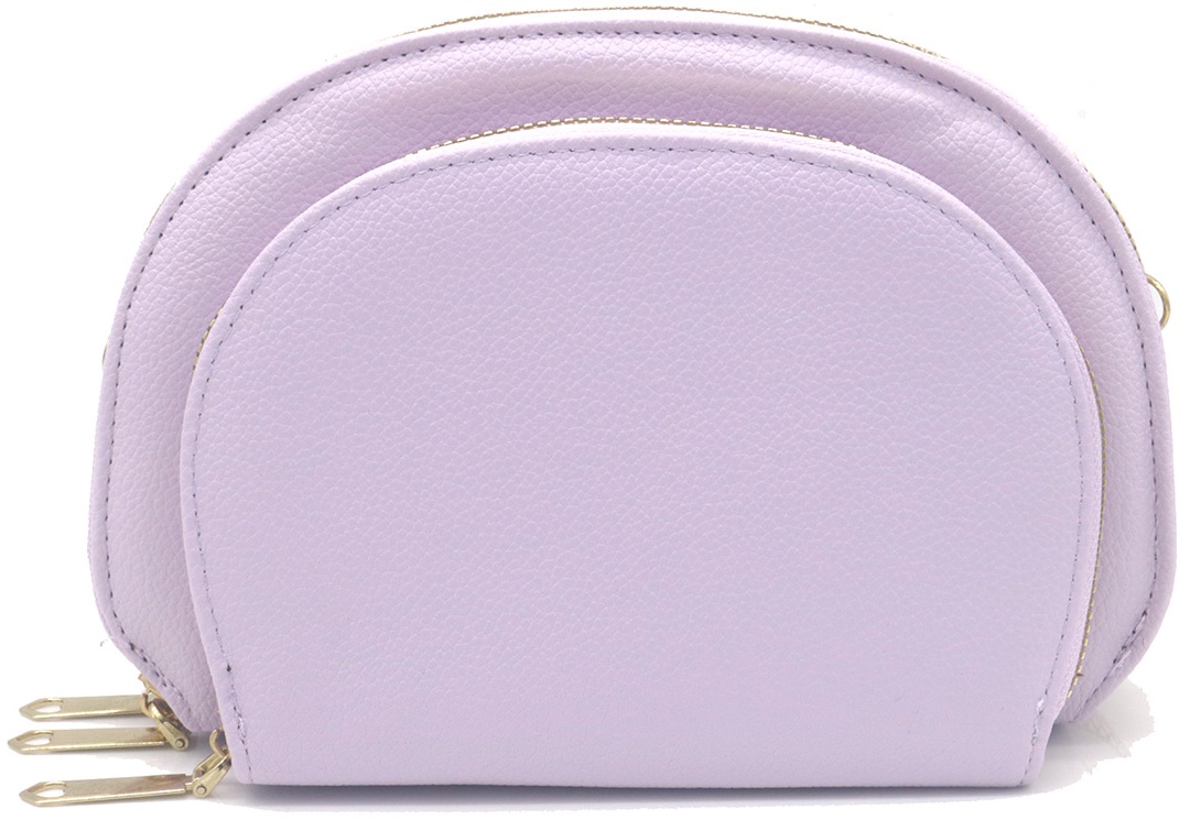 Z-C4.1  BAG1010-001-3 PU Shoulder Bag 19x12.5x6cm Purple
