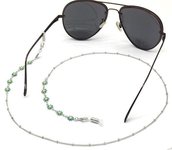 B-B17.2 GL002-025S Sunglass Chain 6 Daisy Blue