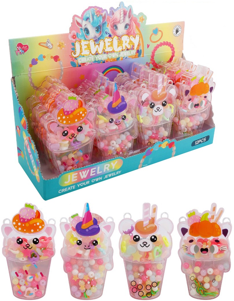 Y-D5.4 WFM741143 DIY Jewelry Making Sets in Display - 12pcs