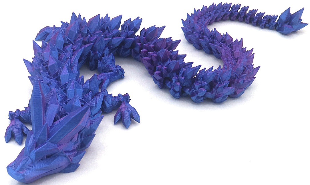 R-L2.2 TOY2611-002 Fidget Dragon 45cm - Purple
