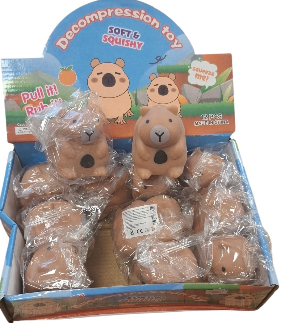 Z-B2.5 BY-01 Squishy Capybara - 12pcs