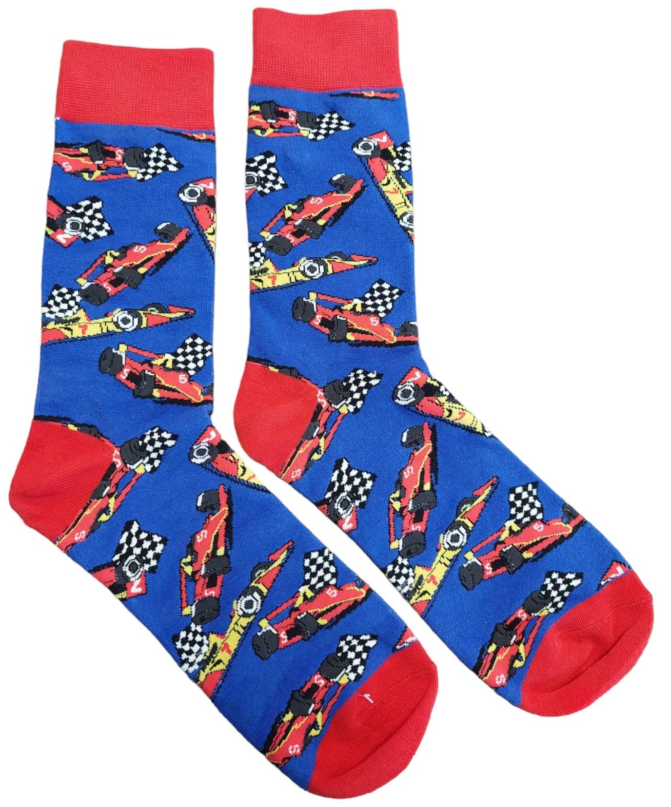 S-B6.5 SOCK2356-040 Pair of Socks - 38-45 - Race Cars