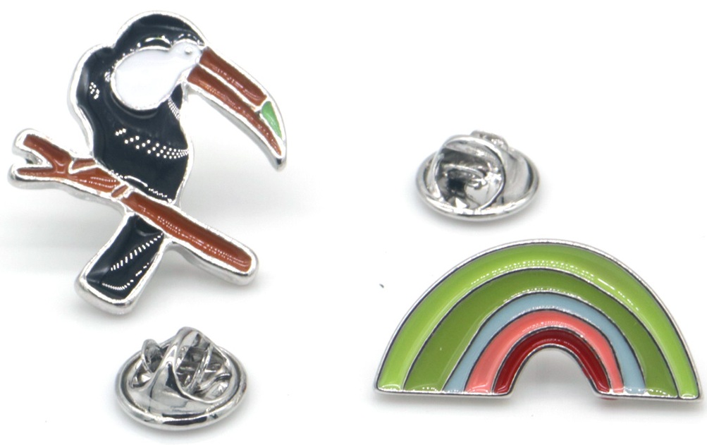 C-E6.5 PIN2557-046-2 Set of Pins Rainbow - Toucan