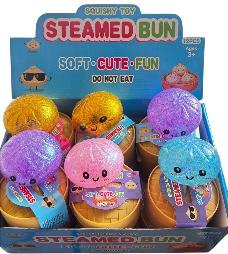 Z-B3.1 Squishy Dumpling Water Balls 8.5cm -12pcs Glitter