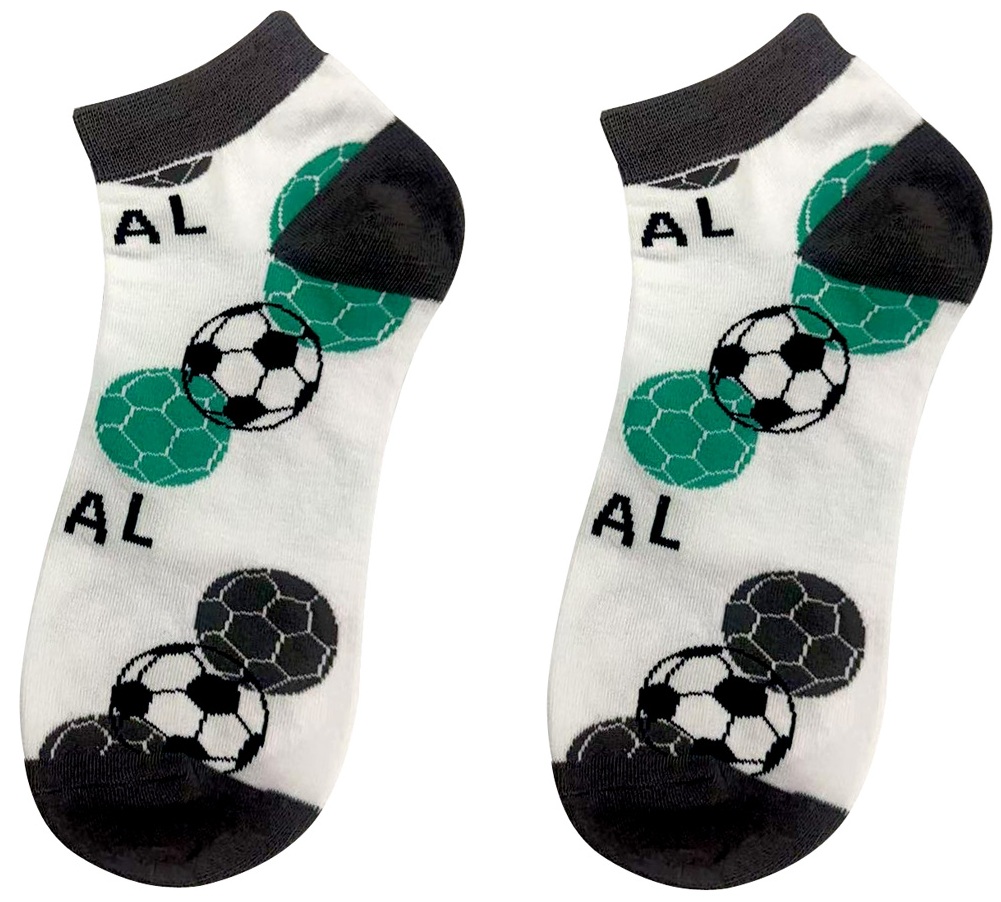S-G5.1 LS2607-005 Ankle Socks Size 38-45 Football