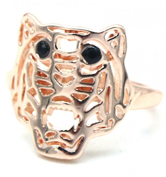 G-E6.3 R532-010R Adjustable Ring Tiger Rose Gold