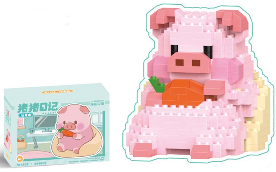 T-E3.2 W1203 Mini Building Block Set Pig T-E3.2 W1203 Mini Building Block Set Pig