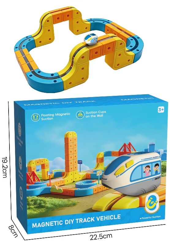Y-C6.3 568-55 Magnetic DIY Train Vehicle Small Set
