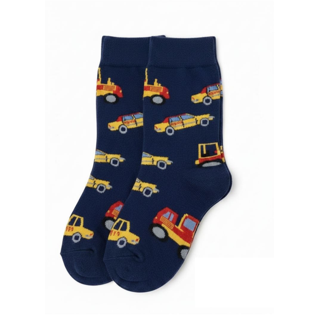S-K5.2 KS25107-011 Pair of Socks Size 36-43 Cars