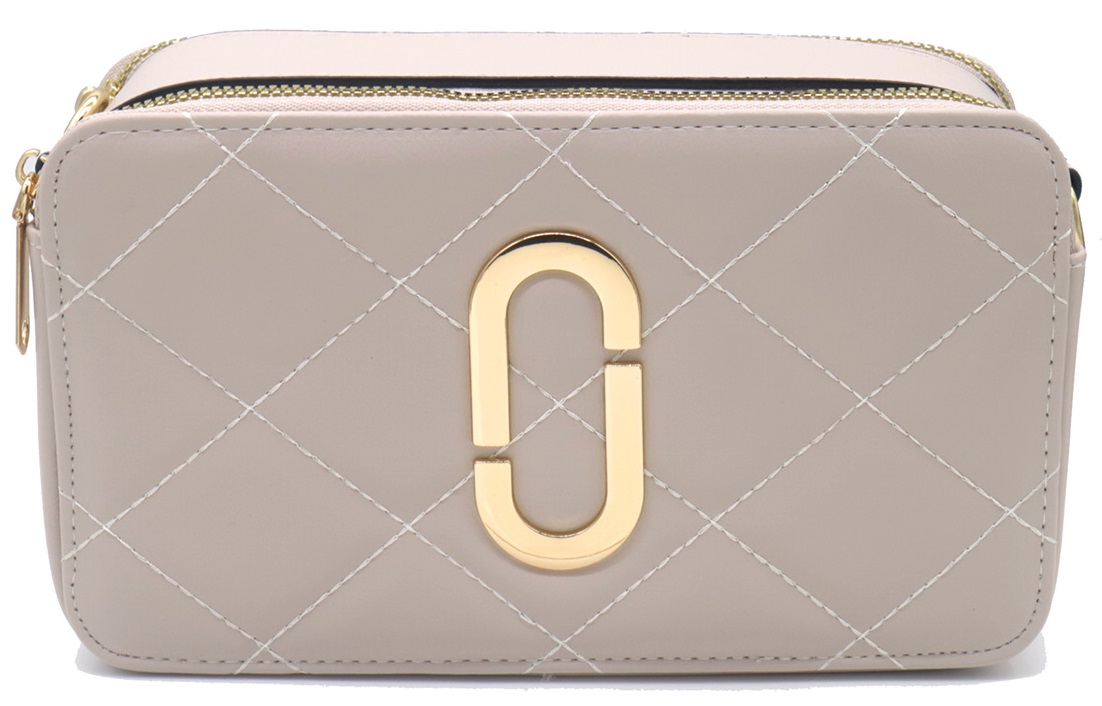 T-H2.1 BAG908-001-5 PU Shoulder Bag 22x12.5x8cm Beige