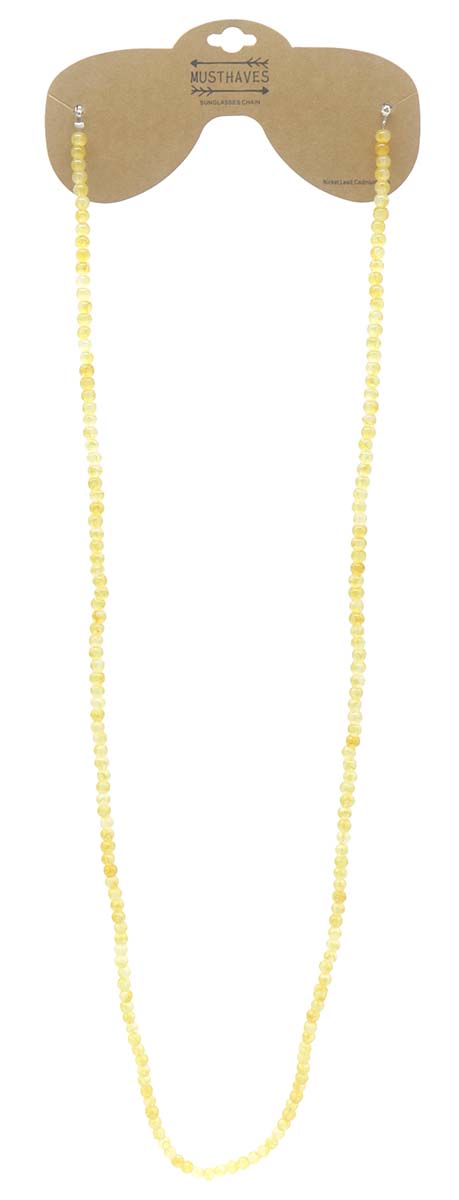F-D6.2 GL004-015-3 Sunglass Chain Yellow