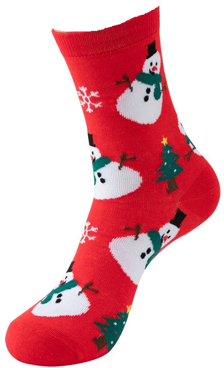 S-G6.2 SOCK023-005 Pair of Socks Size 38-45 Christmas