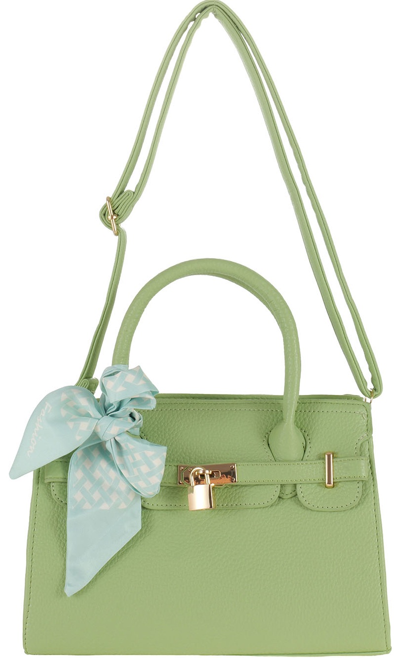 Y-D6.5 BAG1017-001-5 PU Bag 28x10x19cm Green
