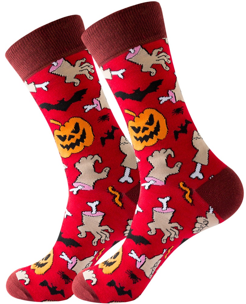 S-H4.4   SOCKS2564-010 Pair of Socks Size 38- 45 Halloween
