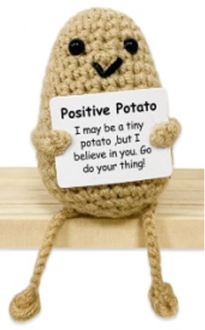 T-M2.1 T2442-023 Positive Knitted Potato 7.5cm