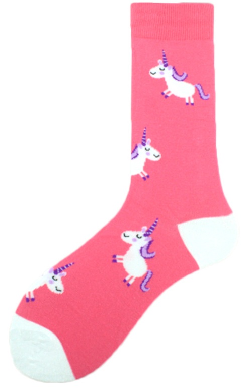 S-C4.4  SOCK2246-033-8  Pair of Socks Size 38-45 Unicorn